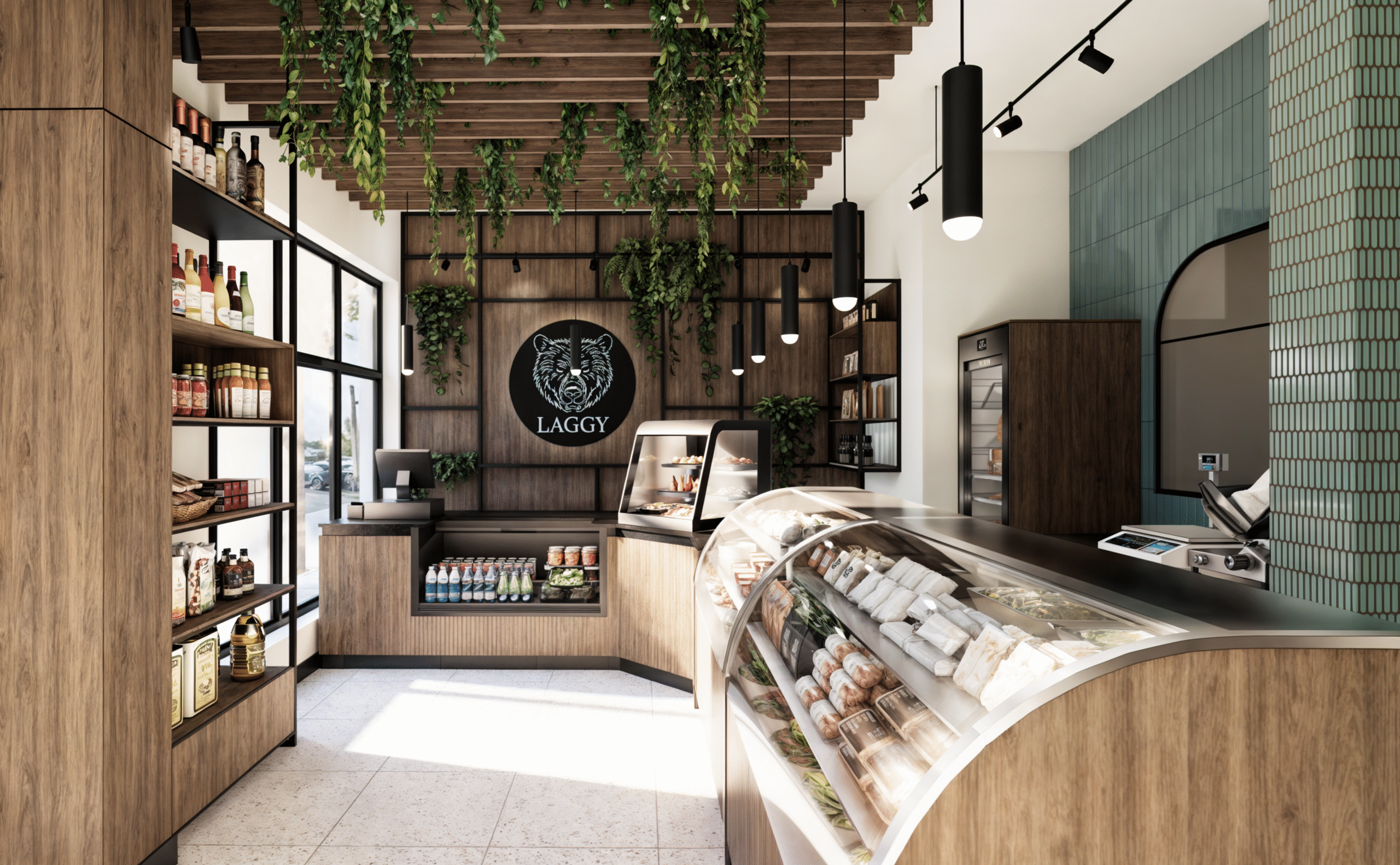 espace bistro dans projet de design commercial